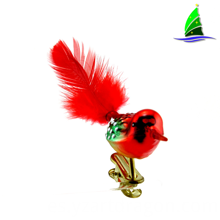 Ornamentos de Navidad de pájaro rojo Red Bird Christmas Ornaments